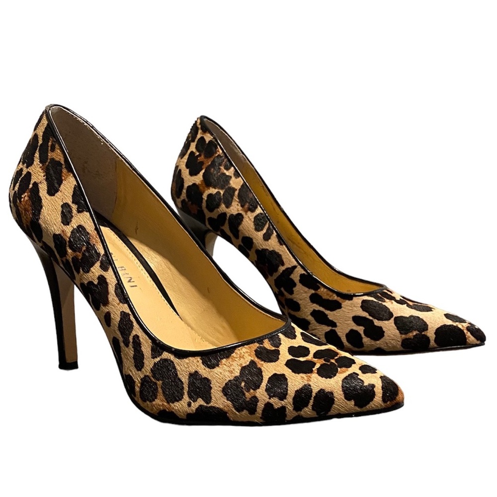 Gianni Bini Leopard Print Pumps: 4” Heels